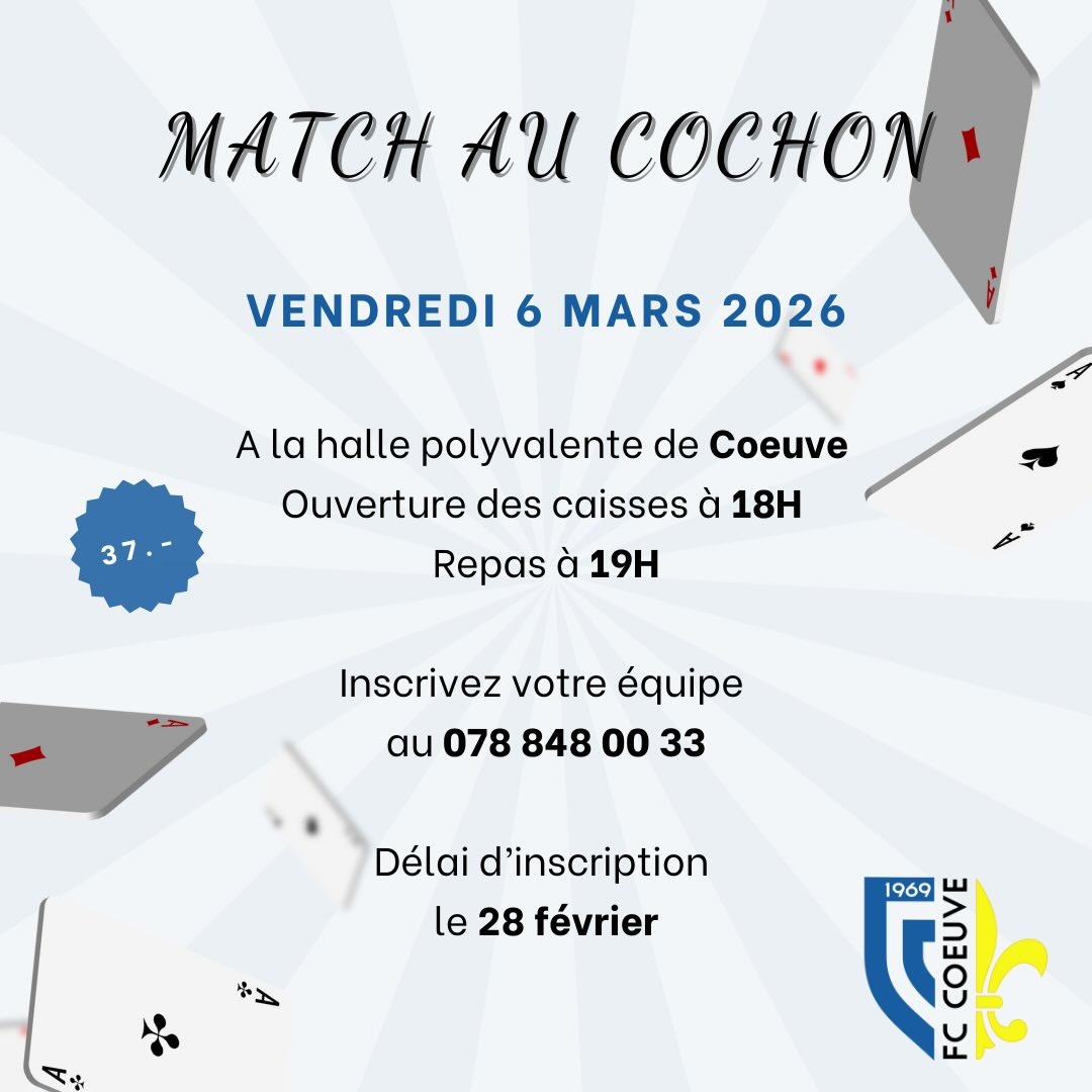 Soirée Jass – 6 mars 2026